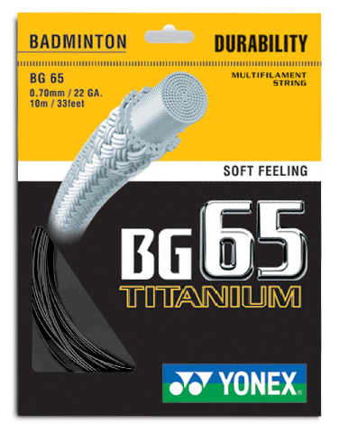 CƯỚC CẦU LÔNG YONEX BG65 TITANIUM CHÍNH HÃNG