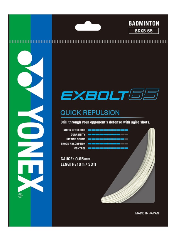 CƯỚC CẦU LÔNG YONEX EXBOLT 65 CHÍNH HÃNG